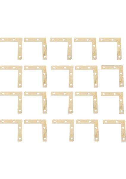 20 Adet 51MM Düz Köşe Sağ 90O Köşeli Braket Tamir Plakası Sabitleme Braketi (Yurt Dışından)