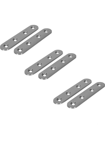 Düz Paslanmaz Çelik Tamir Tamir Sabitleme Plakası Braketleri Desteği 6 Adet (Yurt Dışından) fiyatları