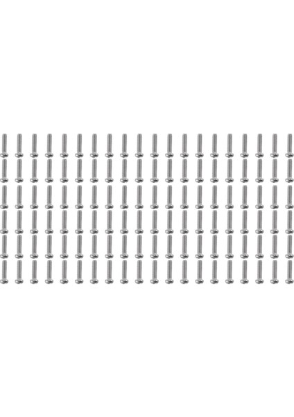Flyeer M2 x 8mm 304 Paslanmaz Çelik Phillips Tava Başlı Vidalar Cıvata 120 Adet (Yurt Dışından)