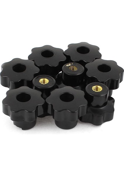 Srıwen 10 Adet 32MM Dia M6 Dişli Vida Tipi Yıldız Kafa Sıkma Topuzu Kavrama (Yurt Dışından)