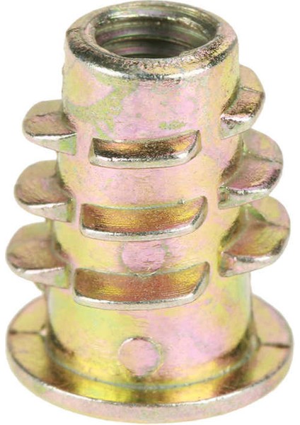 50 Adet M5 * 13MM Çinko Alaşımlı Altıgen Tahrik Kafası Mobilya Somunu Ahşap Ekleme C Için Dişli (Yurt Dışından) fiyatları