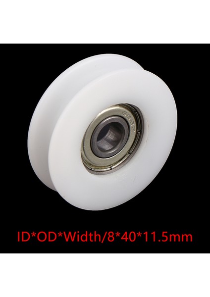 Adet 8*40*11.5mm 608ZZ Paket Plastik Sarma Pom Pom Hat Teli Halat Kasnak Rulman Kasnak U Oluk (Yurt Dışından)