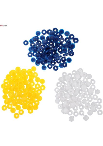 3X50 Adet Mobilya Dekoratif Kapak Plastik Menteşeli Katlama Yapış Vidalı Kapaklar Mavi (Yurt Dışından) modelleri