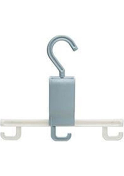 Yaratıcı Geri Çekilebilir Taşınabilir Askılar Antiskid Katlanabilir Elbise Kurutma Rafı Mavi (Yurt Dışından)