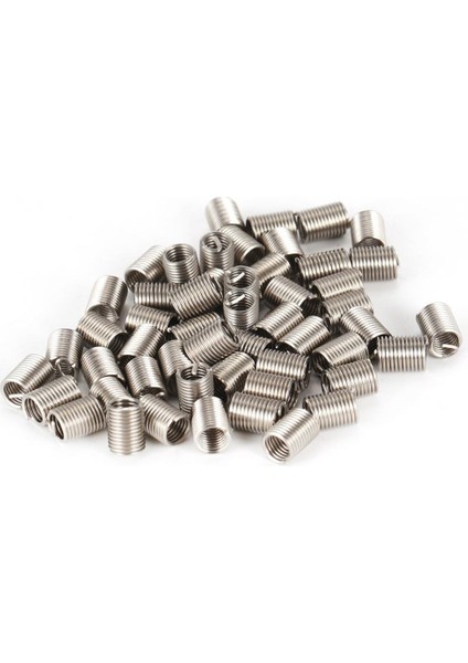 Ma 50PCS Dişli Ekler M6 1.0 2.5d Paslanmaz Çelik Helicoil Aletler Vida Kolu (Yurt Dışından)