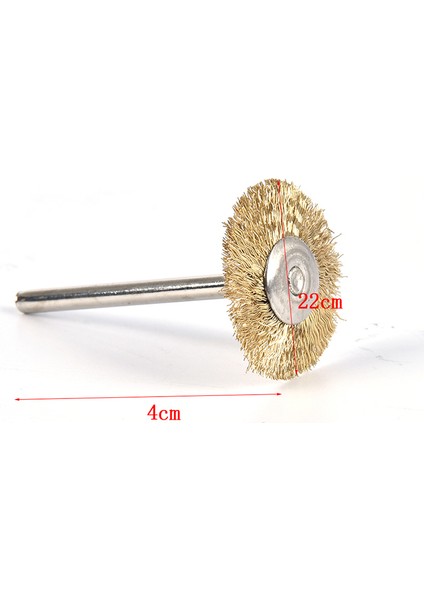 10 Adet 22MM Pirinç Tel Tekerlek Fırçası Fit Öğütücü Döner Aletler T-Bakır Tel Fırçalar (Yurt Dışından) fiyatları