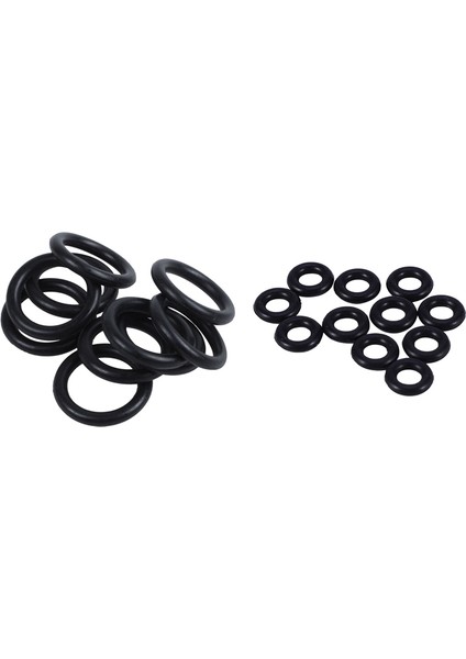 Bradoo- 20 Adet Siyah Kauçuk Yağ Keçesi O-Ringler Contalar Pullar, 10 Adet 16 x 2,5 x 11MM ve 10 Adet 8 x 4 x 2 mm (Yurt Dışından) fiyatları
