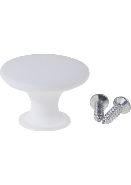 Tek Kulplu Çekme Topuzu Dolap Çekmece Kolu Vidası Plastik Temel Yuvarlak Çekmece (Yurt Dışından)