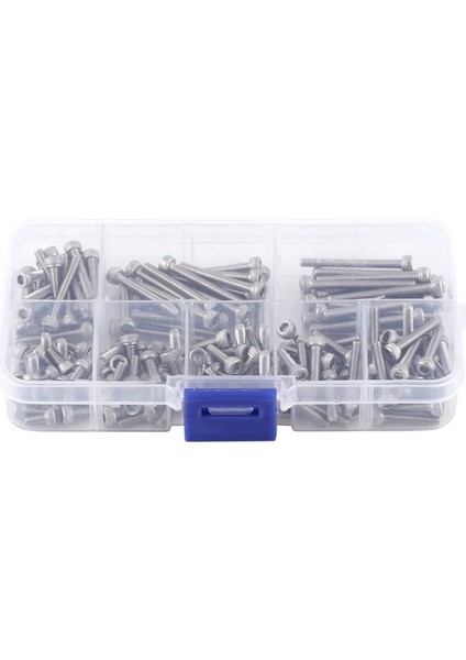 160 Altıgen Başlı Vidalar 304 Paslanmaz Çelik Metrik Dişli Iç Altıgen M3 x 6 8 10 12 16 20 25 30 mm (Yurt Dışından)