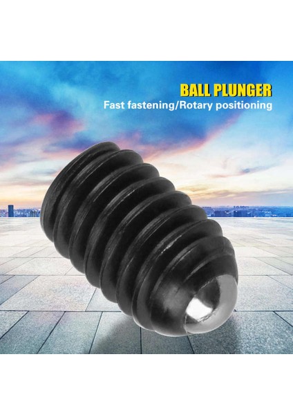 10 Adet Dahili Altıgen Tahrik Bilyalı Piston Seti Vidalar Metrik Karbon Çelik Yaylı Düz Kafa Soket Grub Vida Tarzı Işık (Yurt Dışından)
