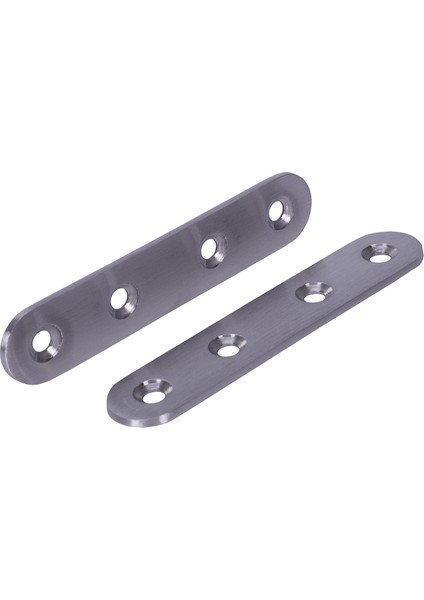 Düz Paslanmaz Çelik Tamir Tamir Sabitleme Plakası Braketleri Desteği 4 Adet (Yurt Dışından) fiyatları
