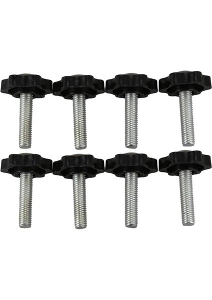 8 Adet Siyah Yedek Parça M8 x 30MM Erkek Dişli Tırtıllı Kavrama Yıldız Topuzu (Yurt Dışından) fiyatları