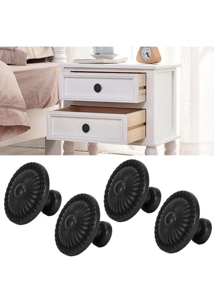 Mobilya Donanım 4 Takım Çinko Alaşım Kolu Tek Delik Yuvarlak Kapı Tokmağı Dolap Mutfak Dolabı Için (Yurt Dışından) modelleri