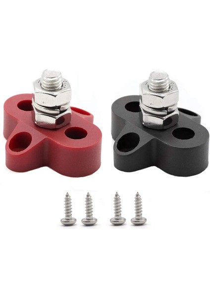 2 Adet 5/16 Inç Dc 48V Bara Terminal Bloğu M8 Dağıtım Saplaması (Yurt Dışından) modelleri