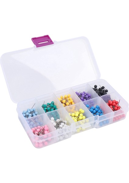 Xhhdqes Harita Raptiyeleri Çelik Uçlu Plastik Başlıklı Itme Pimleri, 4mm, 1000 Parça (Yurt Dışından) modelleri