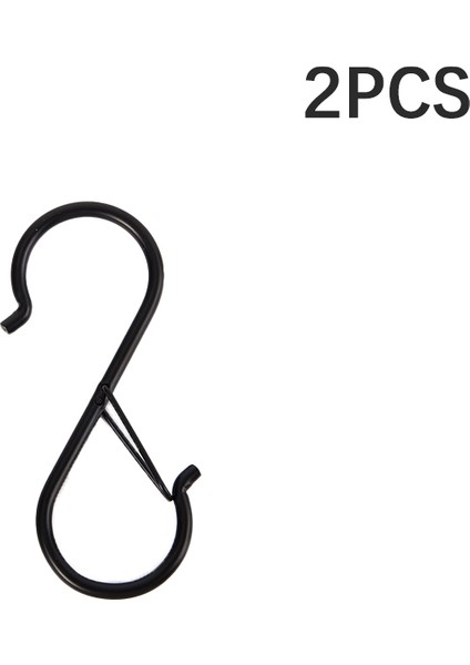 2 Adet Metal Asma Kancaları S Şekilli Askı Kancası Asılı Ağır Hizmet Tipi Kanca Toka Mutfak Pot Raf Ev Banyo Depolama (Yurt Dışından)
