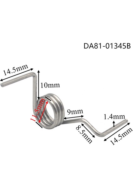 Adet DA81-01345B Fransız Saat Yönünde Yedek Buzdolabı Kapı Yayı DA81-01345B DA61-08314A Buzdolabı Bölme Kapı Yayı Aksesuarları Buzdolabı Kapı Aksesuarları (Yurt Dışından)