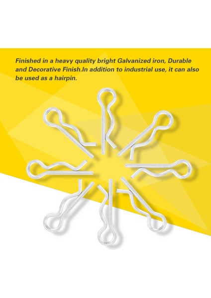 Endüstriyel Amaçlar Için Galvanizli Demirden Yapılmış Dayanıklı Bağlantı Pimi Klipsi Bölünmüş Ürün Yelpazesi (Yurt Dışından) fiyatları