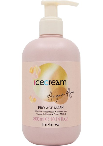 Ice Cream Argan Age Pro-Age Argan Yağlı Parlaklık Maskesi 300 ml
