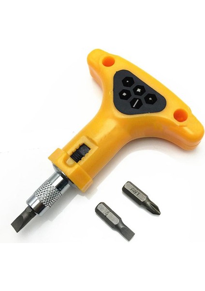 T Kolu Kaymaz Cırcır Tornavida Uçları Alet Seti Altıgen Oluklu Donanım Aracı (Yurt Dışından) indirimleri