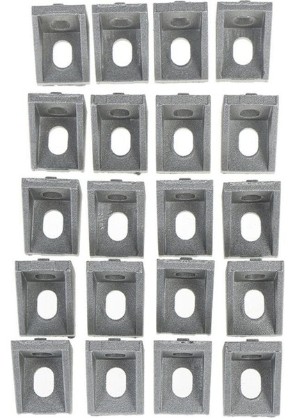 20 Adet 2020 Köşe Montaj Açısı Alüminyum 20X20 L Konnektör Braketi Bağlantı Elemanı Maç Kullanımı 2020 Endüstriyel Alüminyum Profil (Yurt Dışından)