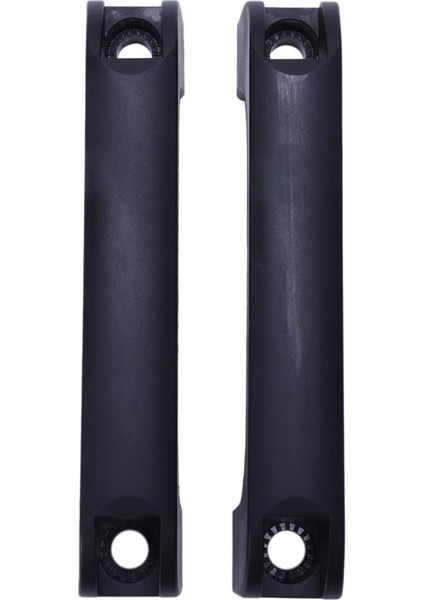 Quanbu 2 Parça D Şekli Plastik Mobilya Çekme Kolu Siyah (Yurt Dışından)