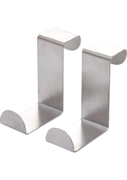 Srıwen 2 Adet Arka Kapı Kanca Paslanmaz Çelik Mutfak Dolabı Elbise Askısı Ev Depolama Askı Organizatör Kanca Asılı Gümüş Kanca (Yurt Dışından) fiyatları