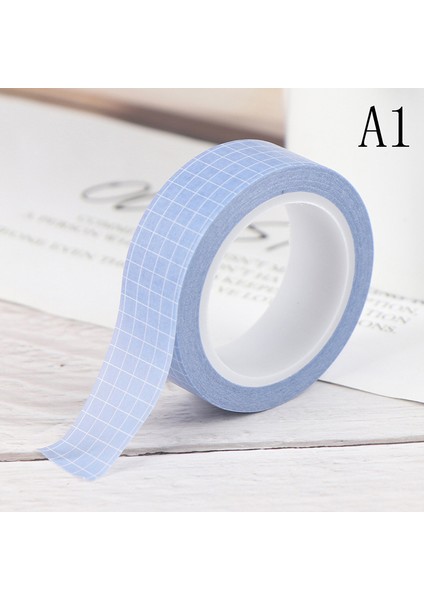 Planlayıcı Scrapbooking Bujo Maskeleme Için Dekor Izgara Japon Kağıt Bant Seti (Yurt Dışından)