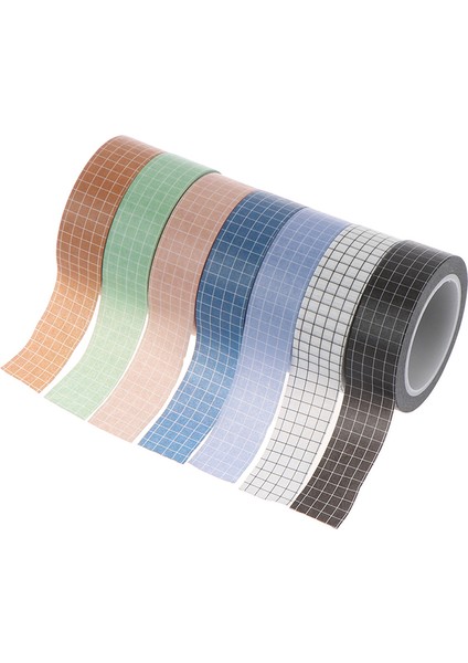 Planlayıcı Scrapbooking Bujo Maskeleme Için Dekor Izgara Japon Kağıt Bant Seti (Yurt Dışından) fiyatları