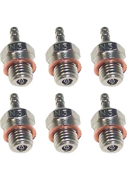 6x N3 Sıcak Kızdırma Bujisi 70117 1/10 1/8 Rc Kamyon Nitro Motor Parçaları (Yurt Dışından)