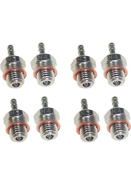 4x N3 Sıcak Kızdırma Bujisi 70117 1/10 1/8 Rc Kamyon Nitro Motor Parçaları (Yurt Dışından)
