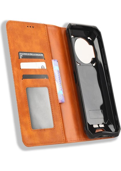 Oukitel WP19 Cüzdan Pu Deri Manyetik Kapatma Için Telefon Kılıfı (Yurt Dışından) indirimleri