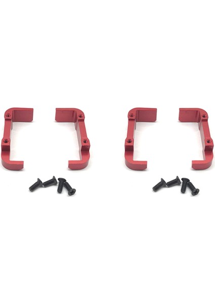 2x Rc Araba Bölme Sabitleme Kaidesi Yedek Aksesuarlar 144001 1/14 4WD Rc Araba Parçaları Için Fit, Kırmızı (Yurt Dışından)