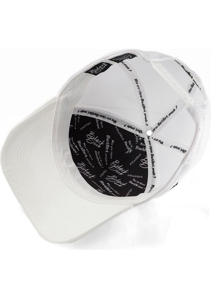 V1 Trucker Bengal Kaplan - 1 Kod Logolu Unisex Beyaz Şapka (Cap)