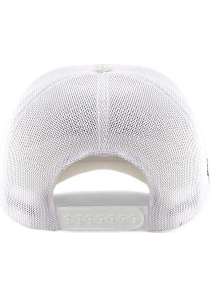 V1 Trucker Bengal Kaplan - 1 Kod Logolu Unisex Beyaz Şapka (Cap)