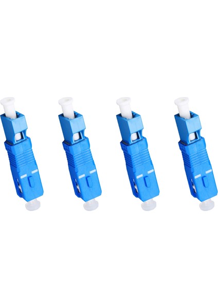 4x Optik Ekipman Aracı Lc Dişi - Erkek Hibrit Flanş Tekli Mod 9/125 Optik Fiber Adaptör Konnektörü (Yurt Dışından)