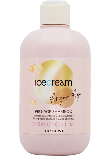 Ice Cream Argan Age Pro-Age Argan Yağlı Parlaklık Şampuanı 300 ml