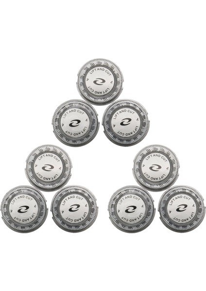 9 Adet Yedek Bıçak Kafaları HQ64 PT726 PT725 PT720 PT710 PT715 PT725 (Yurt Dışından)