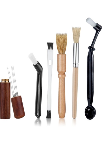 Espresso Kahve Karıştırıcı El Sabotajları Dağıtım Aracı Me Fırçası ile Kahve Karıştırma Iğne Tipi Dağıtıcı (Yurt Dışından)