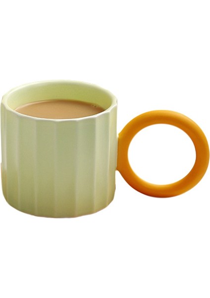 Büyük Saplı Japon Seramik Kahve Kupa Kahve Çay Süt Su Çift Kupa Mikrodalga Doğum Günü Hediyesi Kahve C (Yurt Dışından)