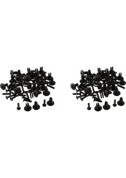 -51118174185 Kapı Eşiği Tekerlek Araba Perçinler Arch Klipler Tutucu Tamir 200 Adet Tampon Trim (Yurt Dışından)