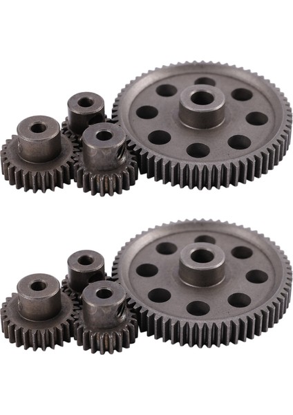 8x Diferansiyel Ana Metal Dişli 64T 17T 21T 26T Motor Dişli Rc Araba Parçası 1/10 Rc Araba Kamyon 94111 (Yurt Dışından)