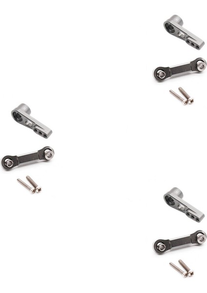 3x 25 T Servo Kol Boynuz Servo Çekme Çubuğu A959 A959-B A949 A969 A979 Rc Araba Yükseltme Parçaları Aksesuarları, Gri (Yurt Dışından)