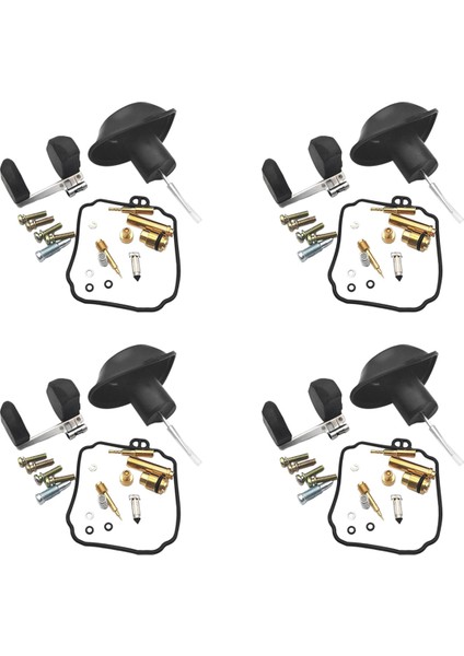 4x Motosiklet Karbüratör Tamir Kiti Motosiklet Karbüratör Piston Şamandıra Conta Seti Virago 250 XV250 (Yurt Dışından)