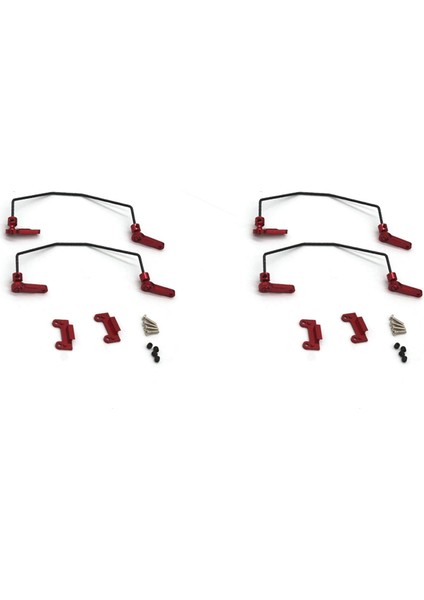 4x Metal Ön ve Arka Sway Bar 144001 144002 144010 124016 124017 124018 124019 Rc Araba Yükseltme Parçaları (Yurt Dışından)