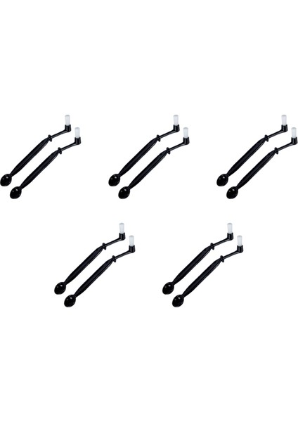 Kahve Makinesi Fırça Yici Naylon Espresso Makinesi Fırçası Kaşıkla Kahve Me Aracı (10 Paket) (Yurt Dışından)