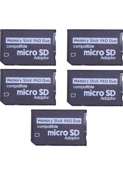 5x Mini Micro-Sd Tf'den Ms Adaptörüne Sd Sdhc Kart Okuyucu ve Psp Serisi (Yurt Dışından)