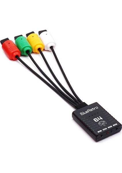 N64 Konsolu Için Bluetooth Kablosuz Oyun Denetleyicisi Adaptörü Dört Adede Kadar Kablosuz Oyun Denetleyicisini (Yurt Dışından)