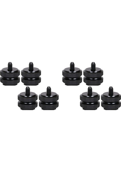 Kamera Hot Shoe Mount - 1/4ınch-20 Tripod Vida Adaptörü, Dslr Kamera Için Flash Shoe Mount (8'li Paket) (Yurt Dışından)