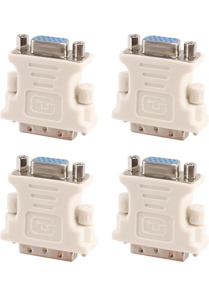 4x Erkek Adaptör ( - D 24 1) - Dişi VGA (15-Pin) (Yurt Dışından)
